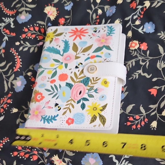 Floral Patterned 6 Rings Binder With Budget Inserts - Picture 8 of 8